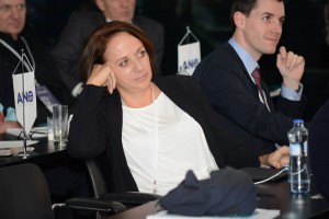 Adriana Krnáčová na momentce z celostátního sněmu hnutí ANO. Foto: Ano, bude líp
