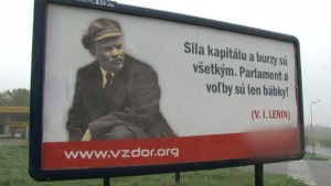 Z kampaně slovenské strany VZDOR. Repro: tvnoviny.sk