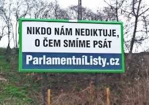 Kampaň Parlamentních listů, jaro 2016. Foto: Simona Holecová, Neo